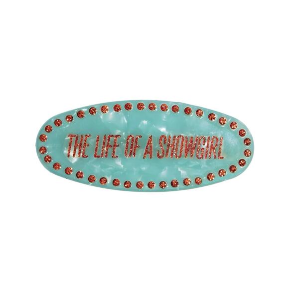 NEW Taylor Swift ? The Life of a Showgirl Barrette Hair Clip + TS Pouch TLOAS